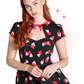 Robe Évasée Confetti Noire