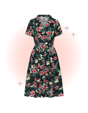 Tropical Kate Flared Dress