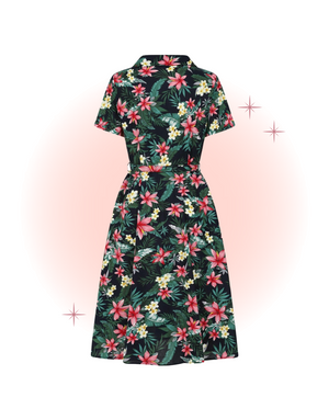 Tropical Kate Flared Dress