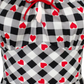 Leonie Black Vichy Flared Dress