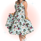 Green Tahiti Flared Dress