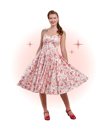 Robe Jeanie Tea Floral Crème