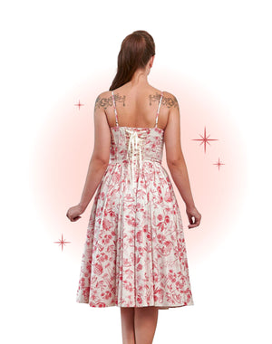 Robe Jeanie Tea Floral Crème