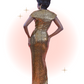 Gold Sunset Cairo Maxi Dress