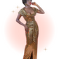 Gold Sunset Cairo Maxi Dress