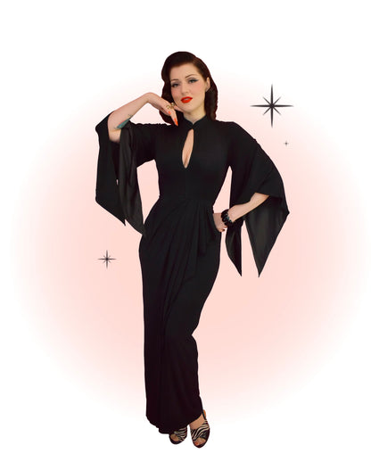Robe Maxi Cascade Dream Pake Muu Noir
