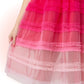 Robe Midi Rouge Ombragée