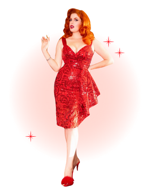 Red Ruby Stardust Dress