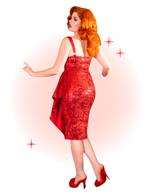 Red Ruby Stardust Dress