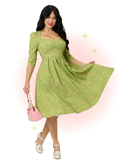 Robe Sweetheart Chartreuse