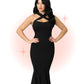 Robe Ajustée Licou Sirène Noire