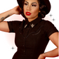 Wanda Black Fitted Dress