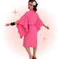 Robe De Nuit Chauve-Souris Rose