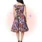 Robe Elvira Comics Multicolore