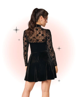 Robe Esme Velours Noire