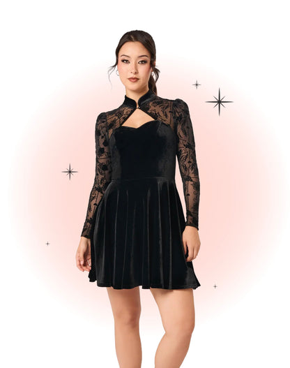 Robe Esme Velours Noire
