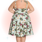 Robe Évasée Tahiti Verte