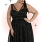 Vestido negro años 50 Infinity