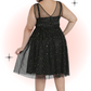 Vestido negro años 50 Infinity
