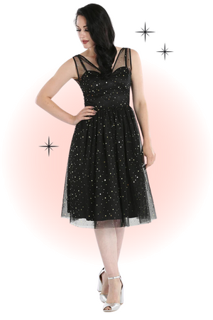 Black 50's Infinity Dress