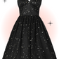 Vestido negro años 50 Infinity