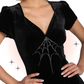 Vestido Morticia Negro