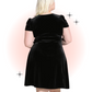 Vestido Morticia Negro