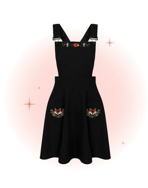 Robe Pinafore Basil Noir