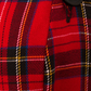 Irvine Red Flared Pinafore Dress