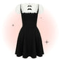 Robe Évasée Alice Noir Et Blanc