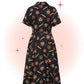 Robe Évasée Bella True Love Noir