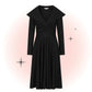 Robe Évasée Carla Noire