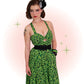 Robe Évasée Frankenstein Verte