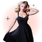 Robe Évasée Glamour Ghoul Noire