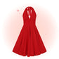 Robe Évasée Monroe Rouge