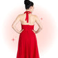 Robe Évasée Monroe Rouge
