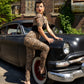 Cry Baby Cigarette Pants in Leopard