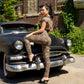 Cry Baby Cigarette Pants in Leopard