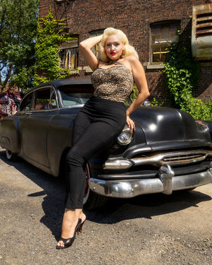 Cry Baby Cigarette Pants in Black