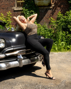 Cry Baby Cigarette Pants in Black