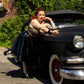 Everyday 50s Flared Skirt in Glamour Obscure Black
