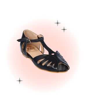 Black Secret Love Sandal