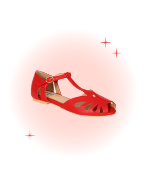 Red Secret Love Sandal