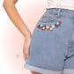 Short Denim Francoise Bleu