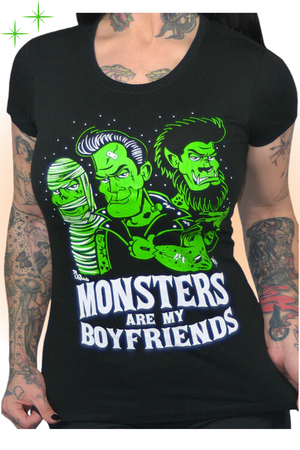 Monsters Are My Boyfriends T-Shirt