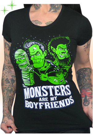 T-Shirt Monsters Are My Boyfriends