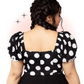 Black Polka Dot Dolores Top