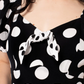 Black Polka Dot Dolores Top