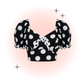 Black Polka Dot Dolores Top