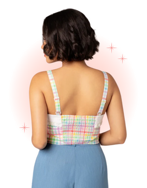 Top Suzon Multicolore